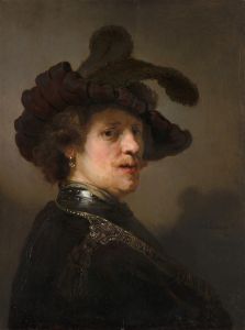 ‘Tronie’ of a Man with a Feathered Beret