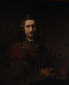 Man with a Magnifying Glass