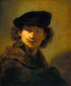 Self-portrait in a Velvet Beret