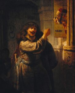 Samson Threatening His Father-in-Law