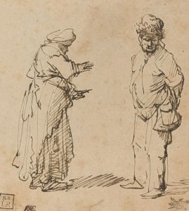 Beggar Man and Woman