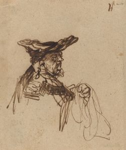 Bust of an Elderly Man in a Flat Cap