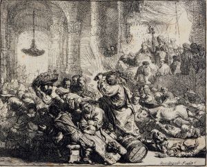 Christ Driving the Moneychangers from the Temple