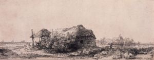 Landscape with a Cottage and Haybarn