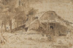 Cottage near the Entrance to a Wood