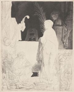 The Artist Drawing from a Model