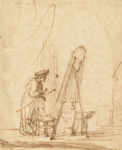 An Artist in His Studio