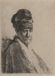 Bust of a man wearing a high cap, the artist’s father