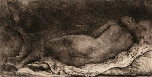 Reclining female nude