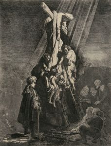 The Descent from the Cross; Second Plate