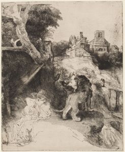 St. Jerome in an Italian Landscape