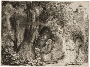 Saint Francis beneath a Tree praying