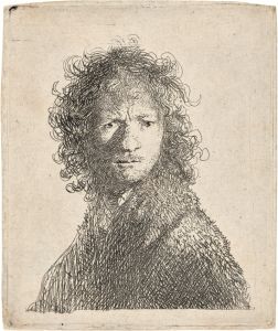Self-Portrait, frowning: Bust