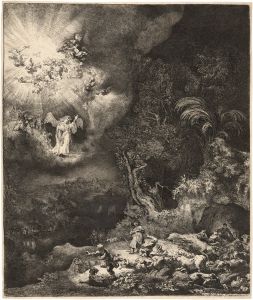 The Angel appearing to the Shepherds