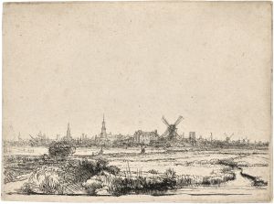 View of Amsterdam from the Kadijk