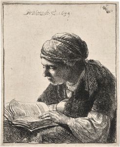 Woman reading