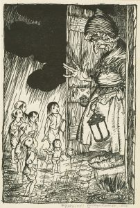 Little Thumbling and his brothers find their way home
