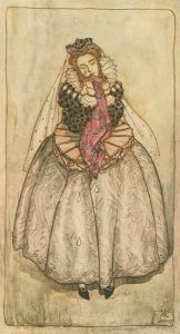 The Duchess shed tears large as marrow-fat peas.