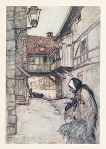 Once there was a poor old woman who lived in a village