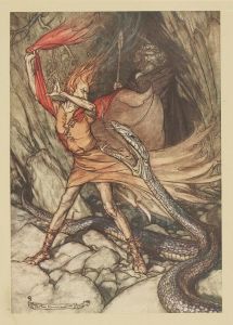 ‘Ohe! Ohe! Horrible dragon, O swallow me not!