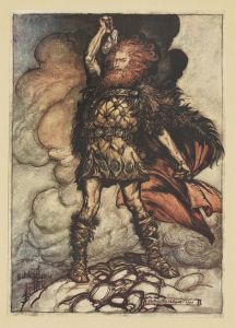 ‘To my hammer’s swing Hitherward sweep Vapours and fogs!’