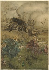‘And now they never meet in grove or green,’ from act 2, scene 1 of A Midsummer Night’s Dream by William Shakespeare