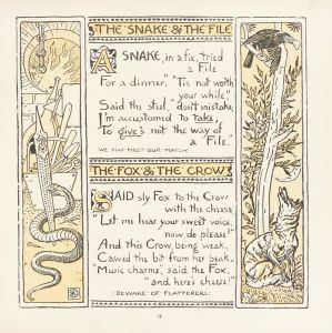 The Snake and the File, The Fox and the Crow