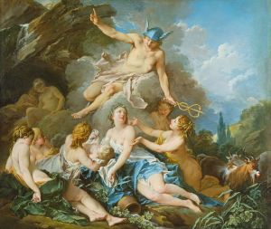 Mercury confiding the Infant Bacchus to the Nymphs
