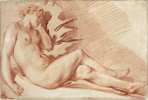 A reclining female nude