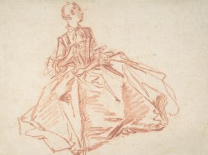 Seated Woman Holding a Fan