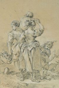 Deux femmes et deux enfants