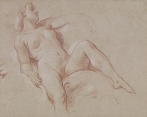 Female Nude on a Dolphin