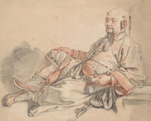 Man in Chinese Costume, Reclining