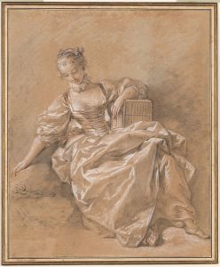 Young Girl with a Bird Cage