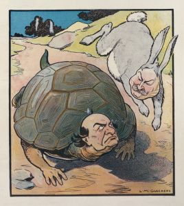 The republican hare and the democratic tortoise