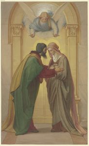 Begegnung Joachims und Annas an der Goldenen Pforte