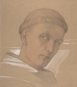 Study of the Head of St. Augustine, for the painting of the Madonna and Child with Saint Augustine and Bonifacius