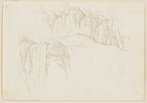 Aus dem Sabiner Gebirge, Wasserfälle bei Tivoli