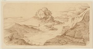 Bergige italienische Landschaft