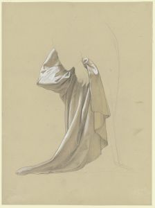 Garbed figure