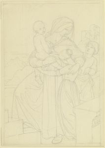 Mother with three children