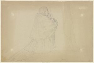 Pope Pius IX, kneeling