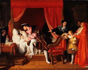 François Ier reçoit les derniers soupirs de Léonard de Vinci