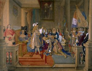 Le maréchal de Berwick recevant la Toison d’or