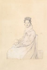 Madame Alexandre Lethière, née Rosa Meli, and Her Daughter, Letizia