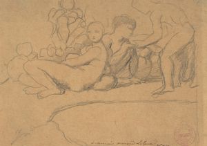 Nude Figures for L’Âge d’Or, Château de Dampierre