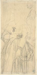 Study for the Dress and the Hands of Madame Moitessier