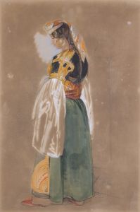 A Jewish Woman Of Gibraltar Or Tangier