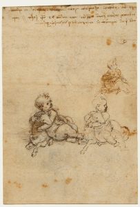 Studies for the Christ Child with a Lamb