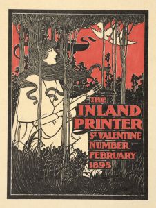 The Inland Printer cover design [Valentine issue, February 1895].